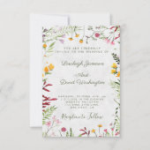 バジェットガーデンフローラ結婚式招待状 招待状 (正面)