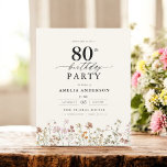 バジェットガーデンフローラ80th誕生日招待状<br><div class="desc">庭祝フローラ書道80歳の誕生日の招待とスタイルで、マイルストーンのイベントに最適。フローラ鮮やかデザインと書エレガント道を取り揃え、お客様のお祝いにお洒落より洗練されたトーンを設定。緑豊かな庭園のテーマは、自然美しいと優雅なタイポグラフィを融合し、時代を超越した魅力的な外観を作り出す。屋外や庭をテーマにした集まりに最適で、この特別な機会の喜びを美しく捉え、50歳の誕生日の祭りに参加するゲストを楽しませる。</div>