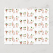 バジェットガーリーエレガント誕生日の週末の日程 (裏面)