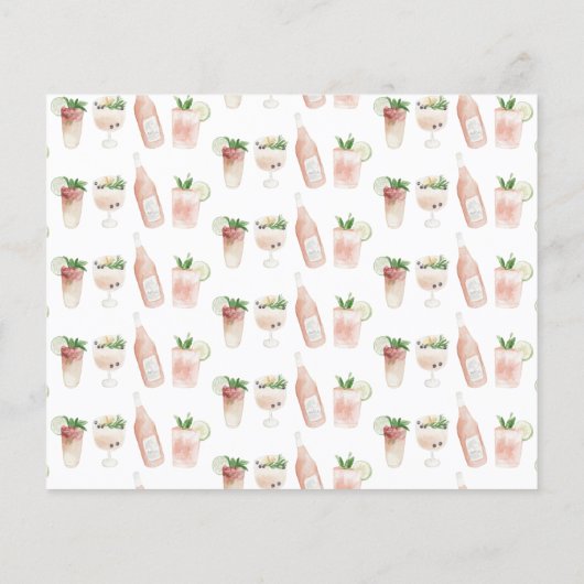 バジェットガーリーエレガント誕生日の週末の日程 (裏面)