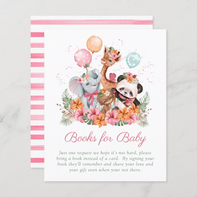 バジェットガールサファリ動物の本ベビー (正面/裏面)