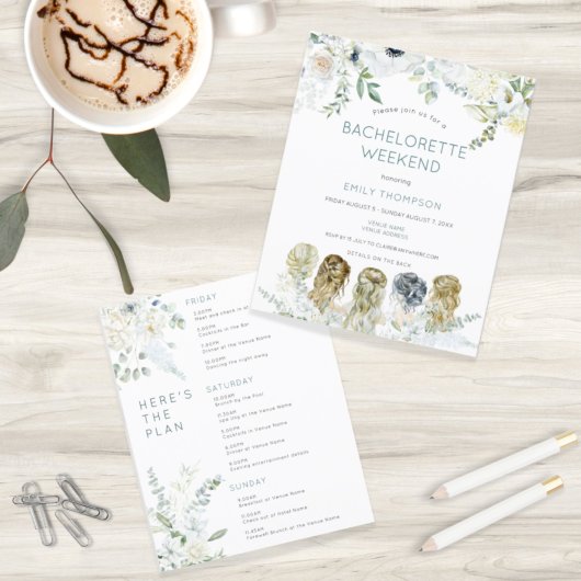 バジェットガールズ旅程バチェロレッテ招待状