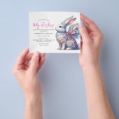 バジェットガールベビーシャワー春テーマ チラシ (手)