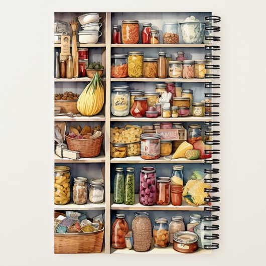 バジェットキッチン器具食品食器用品レシピ ノートブック (裏面)