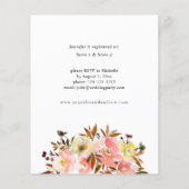 バジェットキャンディピンク&イエローフローラブライダルシャワー (裏面)