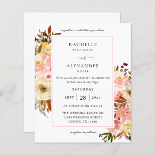 バジェットキャンディピンク&イエローフローラ結婚2