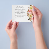 バジェットキャンディピンク&イエローフローラ詳細 チラシ (手)