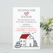 バジェットキュートハウス引っ越しましたホリデーカード (スタンド正面)