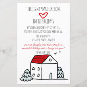 バジェットキュートハウス引っ越しましたホリデーカード (正面)