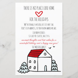 バジェットキュートハウス引っ越しましたホリデーカード