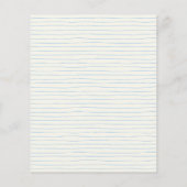 バジェットキュートピンクブルーフローラブライダルシャワー招待状 (裏面)