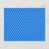 バジェットキュートブルーボーイズ2nd誕生日招待状 (裏面)