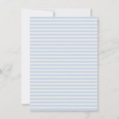 バジェットキュートラム男の赤ちゃんシャワー招待状 招待状 (裏面)