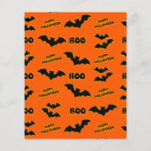 バジェットキュート幽霊トリックオアトリート招待状 (裏面)