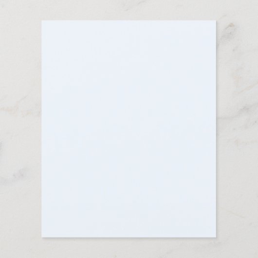 バジェットキュードトイかわいい赤ちゃんシャワー招待状 チラシ (裏面)