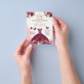 バジェットキンセアニェラフローラブルゴーニュプリンセス チラシ (手)