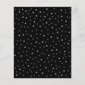 バジェットキンセアニェラブラックシルバーブ王室のルー招待状 チラシ (裏面)