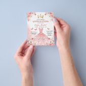 バジェットキンセニェラQRコード赤面ピンクフローラ チラシ (手)