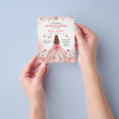 バジェットキンチェニェラ赤面ピンクローズフローラ チラシ (手)