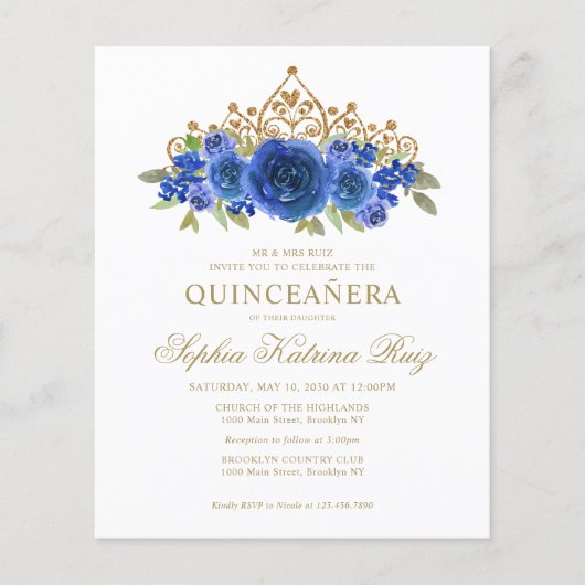 バジェットクラシックフローラブ王室のルーティアラキンセアニラ チラシ (正面)