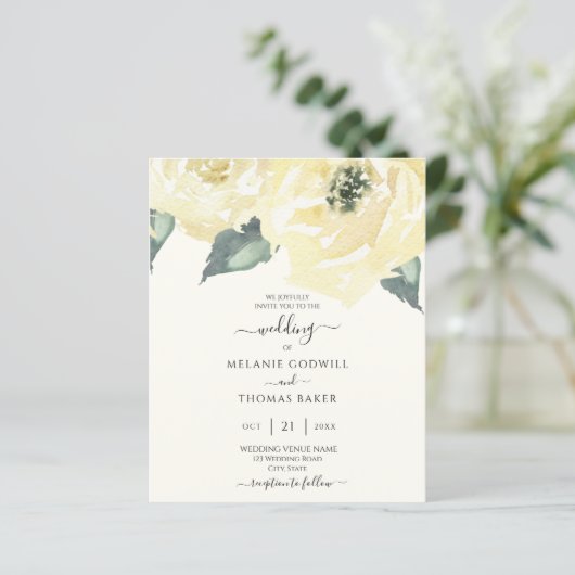 バジェットクラシックボタニカルホワイトクリームバラフローラ (スタンド正面)