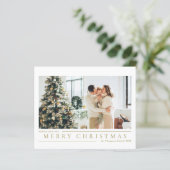 バジェットクラシック金ゴールドメリークリスマスフォトコラージュ (スタンド正面)