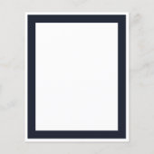 バジェットクラスブルー企業のパーティの招待状 (裏面)