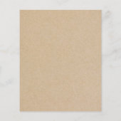 バジェットクラフトウッドランドバックドー結婚ボタニカル (裏面)