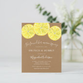 バジェットクラフトレモンズブライダルシャワー招待 (スタンド正面)