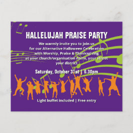 バジェットクリスチャンハロウィーンの賞賛パーティの招待状