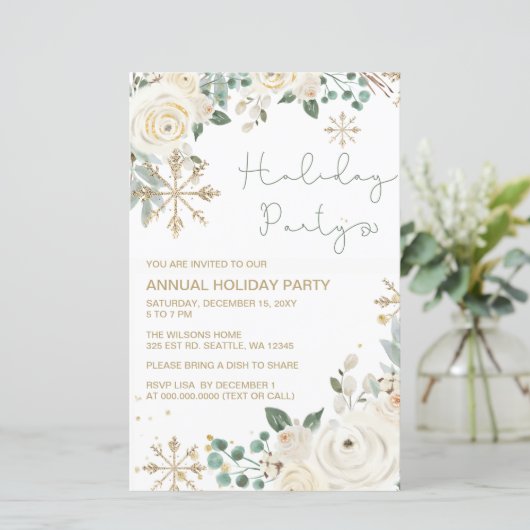 バジェットクリスマスウィンタースノーフレークスホリデーパーティー (スタンド正面)