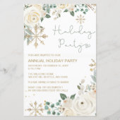 バジェットクリスマスウィンタースノーフレークスホリデーパーティー (正面)