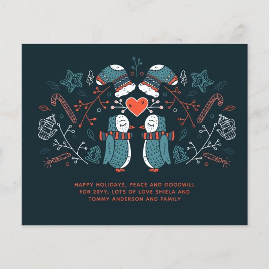 バジェットクリスマスオームズハイゲスカンジナビアフォークアート (正面)