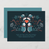 バジェットクリスマスオームズハイゲスカンジナビアフォークアート (正面/裏面)