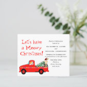 バジェットクリスマスキャッツトラックホリデー招待状 (スタンド正面)