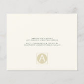 バジェットクリスマスゴールドフォイル企業のスクリプト (裏面)