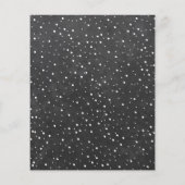 バジェットクリスマスシャルボードフォトホリデーカード (裏面)