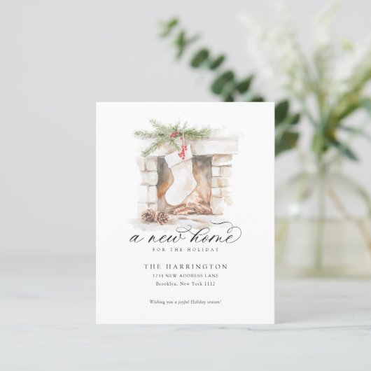 バジェットクリスマスストッキングA新しいホームムービング (スタンド正面)