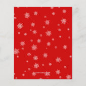 バジェットクリスマスツリートラックムービングホリデーカード (裏面)