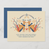 バジェットクリスマスディアスタグスススススカンジナビアフォークアート (正面/裏面)