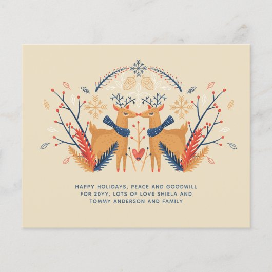 バジェットクリスマスディアスタグスススススカンジナビアフォークアート (正面)