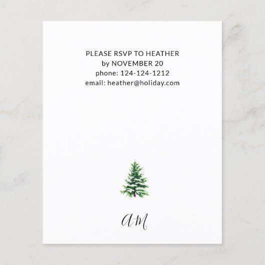 バジェットクリスマストラック&ライツクリスマスパーティー チラシ (裏面)