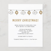 バジェットクリスマスニューホームホリデーカード (裏面)