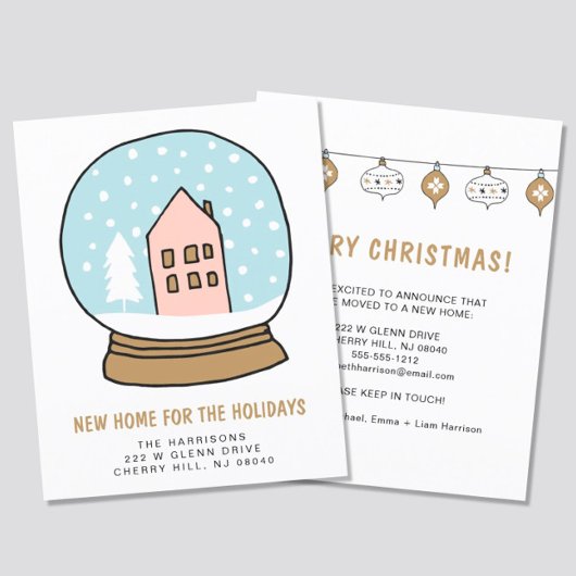 バジェットクリスマスニューホームホリデーカード