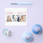 バジェットクリスマスハッピーホリデーズフォトカード チラシ (シングル)