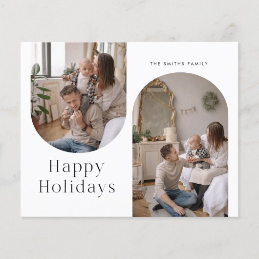 バジェットクリスマスハッピーホリデーフォトカード チラシ (正面)