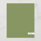 バジェットクリスマスバニー飾ウサギの木 (裏面)