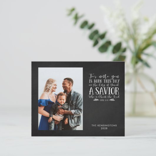 バジェットクリスマスバースタイポグラフィホリデーフォト (スタンド正面)