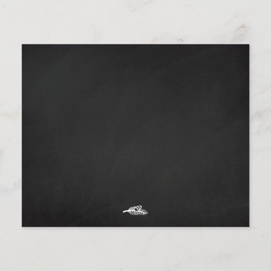 バジェットクリスマスバースタイポグラフィホリデーフォト (裏面)