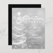 バジェットクリスマスパーティースパークルシルバーホリデイ (正面/裏面)